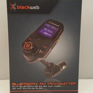 BLACKWEB Bluetooth FM Transmitter | BWB17AV004 | 10/2019 🆕